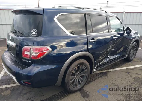 2017 Nissan Armada Platinum z USA, uszkodzony, nr VIN JN8AY2NEXH9707213